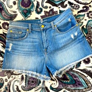 7 brand Jean cut off shorts!